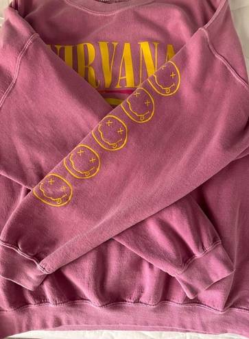 Urban Outfitters Nirvana Oversized Sweatshirt-UO