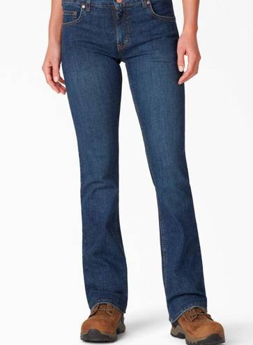 Dickies NWT  Women's Perfect Shape Bootcut Jeans Blue