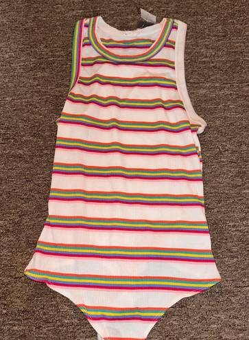 Le lis Rainbow Stripe Bodysuit   