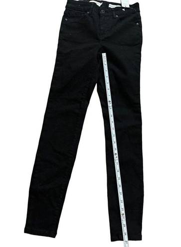 Pilcro  Black high rise denim legging jeans sz 26 NEW