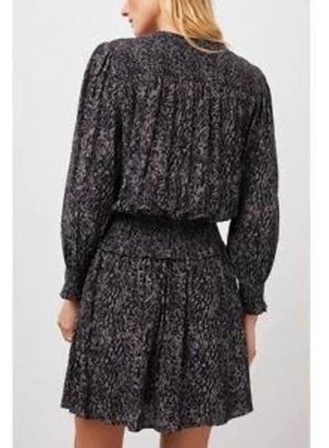 Rails  Zana Dress Charcoal Abstract Animal Size Small