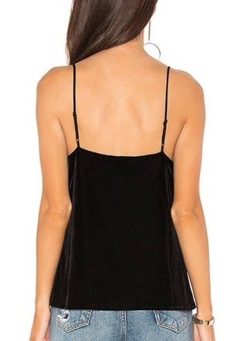 L'Academie  Lapis Button Velvet Cami Top Women’s Size Small New NWT