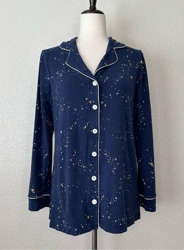 The Moon Soma Celestial and Star Printed Lounge Shirt Pants Set