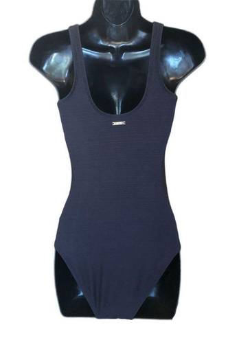 Skye Swimwear SKYE Black Plunging V Neck One Piece Swimsuit - size XS