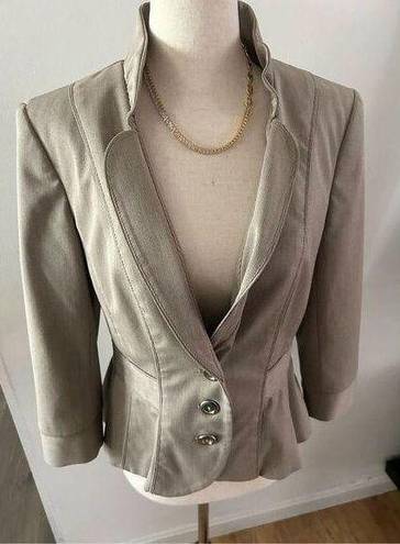 White House | Black Market  blazer tan size 6 work blazer