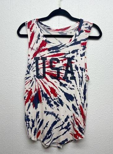 Grayson Threads  USA Patriotic Womens Tank Top Size Large 4th of July Festival