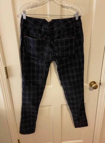 Tommy Hilfiger Y2K grunge black plaid skinny jeans