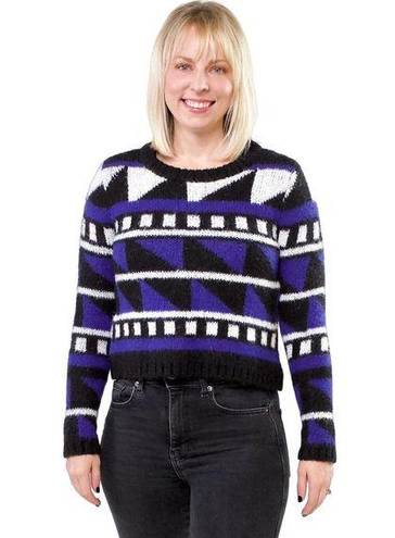 Hunter Bell Jasmine Cropped Wool Blend Sweater S