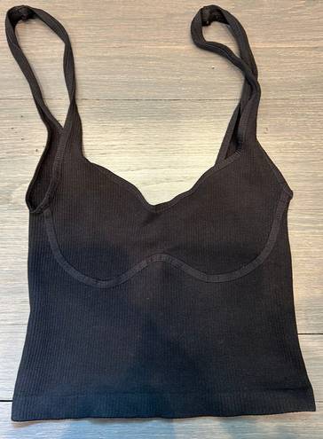 Free People Black  Tank Top