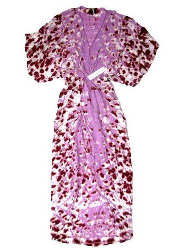 Young Fabulous and Broke NWT  YFB Siren Maxi in Date Boa Tie Dye Hi-Lo Dress XS