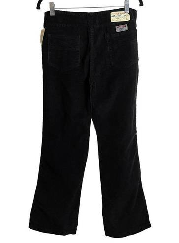 Krass&co Stevenson Overall . Black Corduroy Pull On Zipper Front Pants NWT