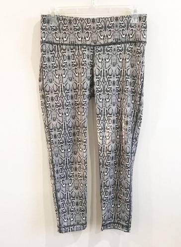 90 Degrees by Reflex Sale 3/$20 |  Gray Snake Print Capri Pants