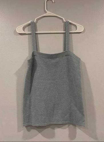 360 Cashmere  Joey Tank Top Cami Blue Small S