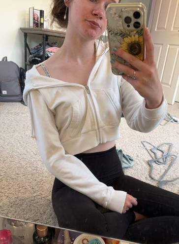 Hollister Cropped Zip Up