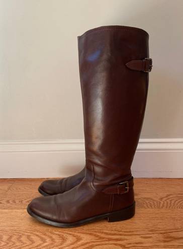 Garnet Hill Brown Leather Riding Boots