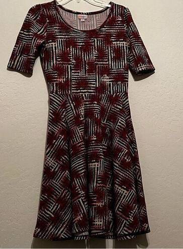 LuLaRoe  fireworks Julia dress size medium