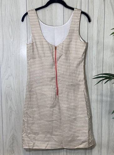 Chateau NEW HiHo Ginnie Shift Dress  Gray Horizontal Stripe XS Extra Small NWT