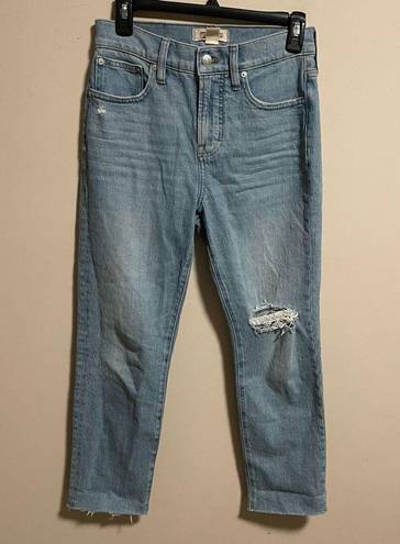 Madewell  Perfect Vintage Jean in Coney Wash Destroyed Edition- Size 26P