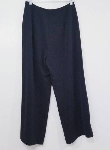 Oak + Fort  Black Wide Leg High Rise Pants