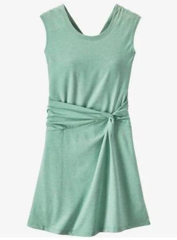 Patagonia  Seabrook Twist Sleeveless Dress in Gypsum Green Size Small