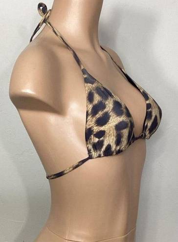 PilyQ New.  cheetah bikini top. Small