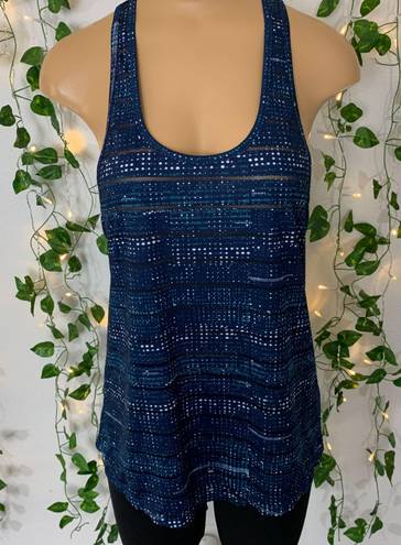 Zyia Active Tank Top blue sheer