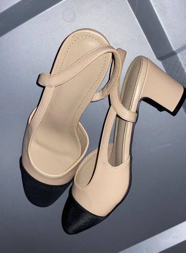 Wedge Heel Tan Size 8