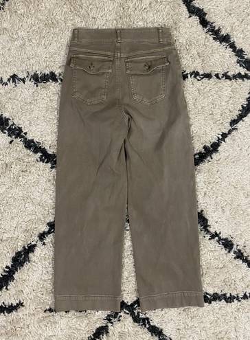 Spanx Stretch Twill Cropped Wide Leg Pants