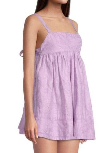 Agua Bendita AGUA BY  NWT Purple Cienfuegos La Fania Lila Mini Dress Size Small