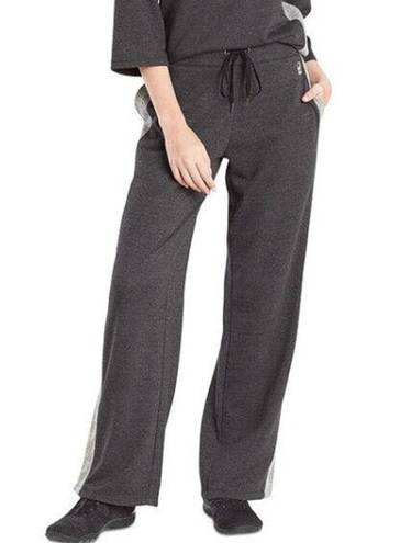 Natori Josie  Women's Chi French Yoga Gym Sweatpants Black Terry Pants Small