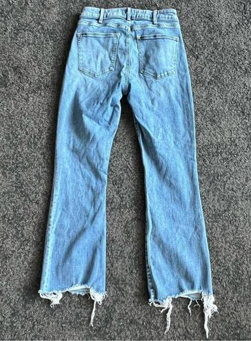 Abercrombie & Fitch simone high rise ankle flare jeans