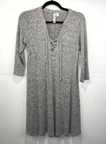 Alya  Sweater A Line Dress 3/4 sleeve size Small