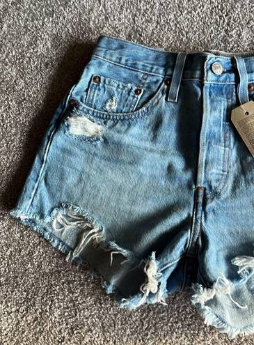 Levi’s NWT  501 High Rise Denim Shorts Jean 26