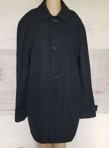 London Fog  Black Wool Coat