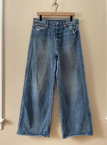 Gap  Women’s Wide Leg Sky High Rise Denim Jeans in Medium Indigo Size 12