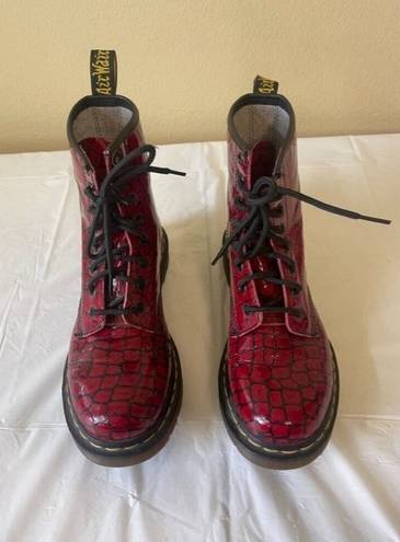 Dr. Martens Cherry Red Boots!