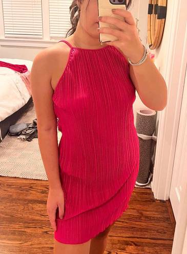 Rails Pink Pleated Dress