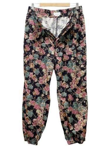 Anthropologie  Pants Anisa Floral Corduroy Relaxed Fit Joggers Women’s Size Large