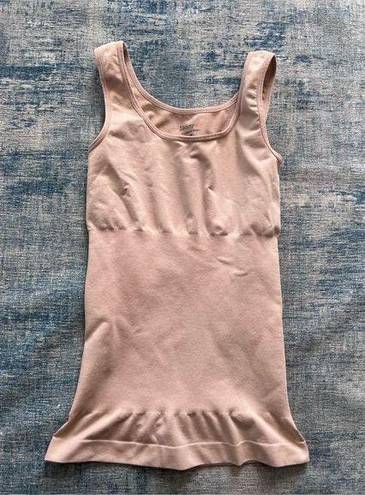 Skinny Girl  beige Smoother Shaper Shapewear Tank Top Medium