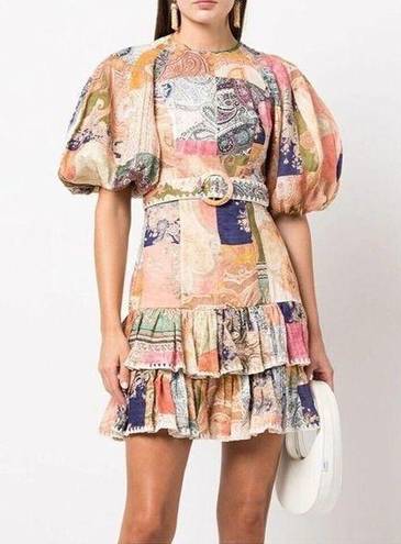 Zimmermann NWT.  patchwork mini dress AU 0 / US 4