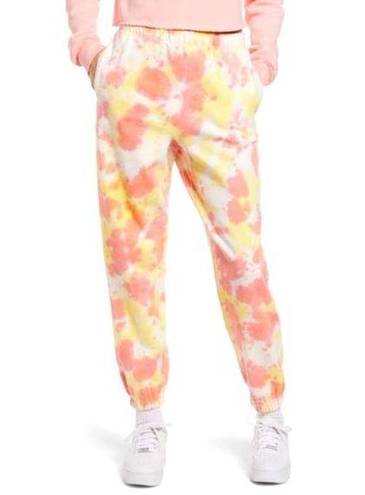 BP  Sweatpant Jogger XXS Yellow Pink White Athletic Lounge Tie Dye Gym Comfy NWT