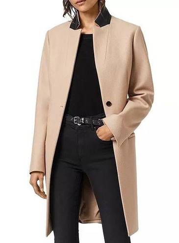 ALLSAINTS  Camel Leni Wool Coat Size 4 US $499