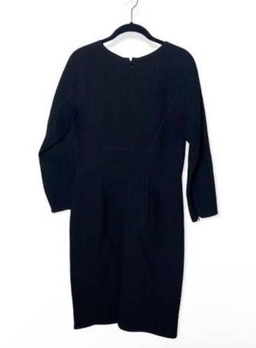 Oscar de la Renta  SZ 10 black wool Dress