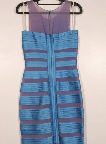 Halston Heritage NWT  Blue Bodycon Dress