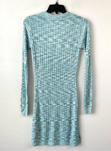 l*space L* Aria Rib Knit Dress Poolside Blue S