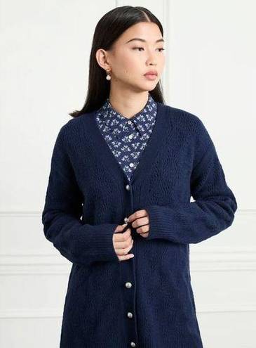 Hill House  The Simple Grandpa Cardigan Sweater Navy Blue Size L