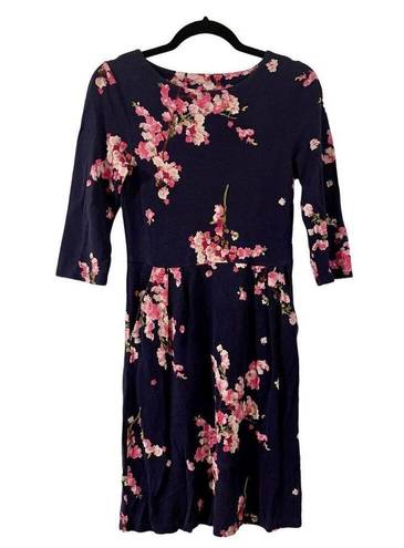 Blossom Joules Beth navy floral cherry  sheath dress