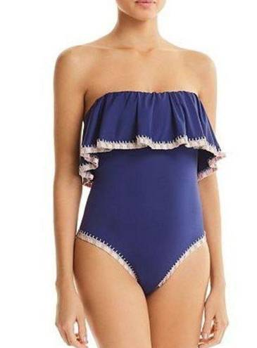 PilyQ New. Platinum by  navy swimsuit. Retails $164