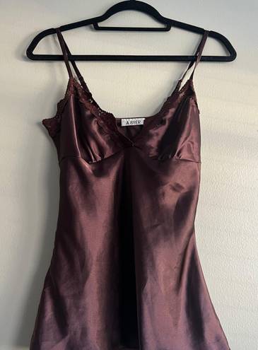 A Byer Satin Lace Tank