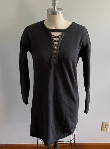 American Eagle Outfitters Lace-up Sweatshirt Dress- Size XS- NWT